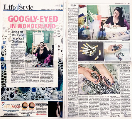 Googly-Eyed in Wonderland | Feature Story in Charleston Gazette-Mail