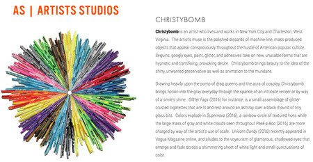 Christybomb Inducted into AS | Artists Studios