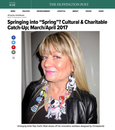 Christybomb's Collection of Wearable Art Featured in the Huffington Post!
