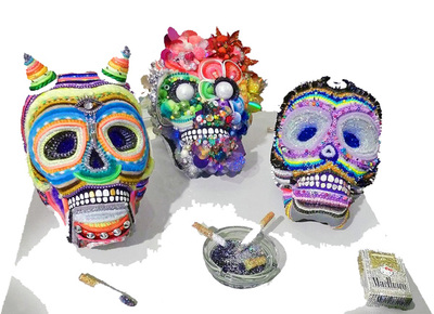 Christybomb's Sugar Skulls Steal the Show @ Sideshow Gallery in Brooklyn
